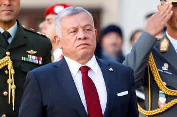 El rey Abdalá II bin Al-Hussein de Jordania. (AP Foto/Lisa Leutner)