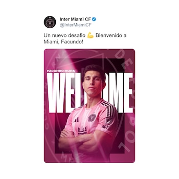 El posteo del Inter Miami