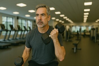 El levantamiento de pesas con