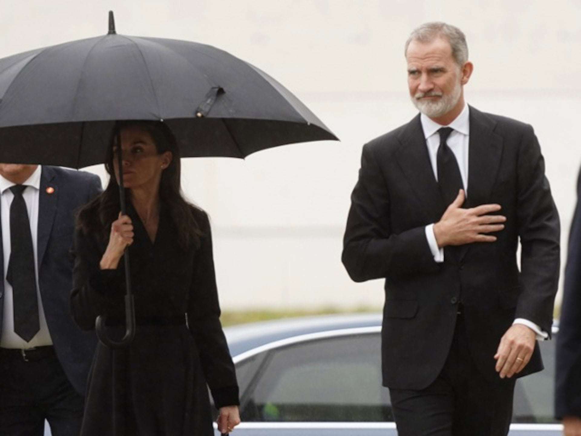 Los reyes Felipe y Letizia presiden en Huelva el funeral de estado por las víctimas del accidente ferroviario de Adamuz. (Europa Press).