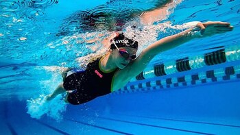 Alexia Sotomayor durante su participación en el Mundial Junior de Lima 2022. (alesotomayor)