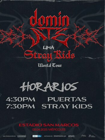 Horarios para el concierto de