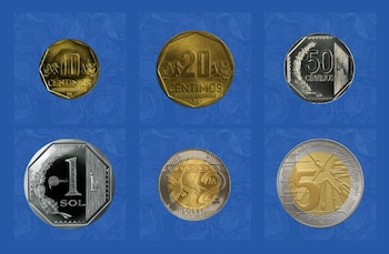 Monedas en Perú. (BCR).