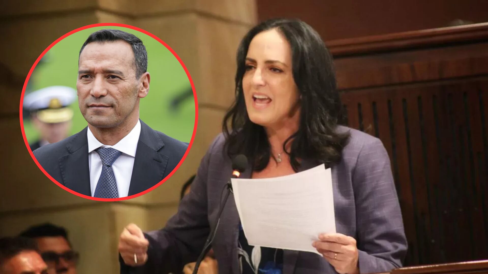 María Fernanda Cabal reaccionó a declaraciones del ministro de Defensa, Pedro Sánchez, luego de secuestro de secuestro de militares en el Cauca - crédito Senado - Colprensa