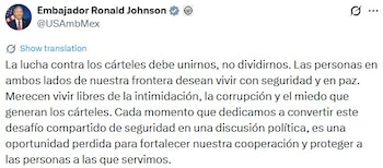 Publicación de Ronald Johnson.