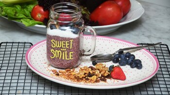 Mousse de chía para el