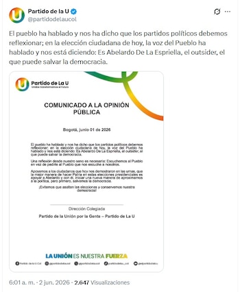 crédito @partidodelaucol/X