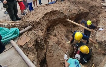 Un alud de tierra por