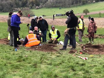 Las monedas descubiertas, en su