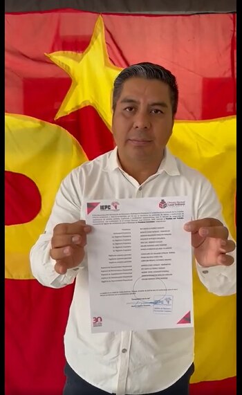 Confirmó su candidatura a través