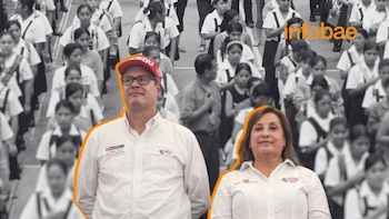 Dina Boluarte y Morgan Quero