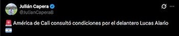 América de Cali daría un