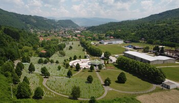 Una vista aérea del Centro