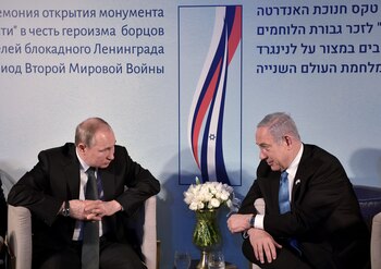 Vladimir Putin y Benjamin Netanyahu