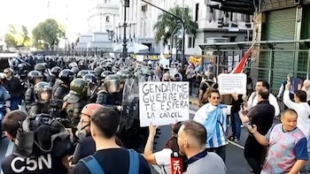El Congreso volvió a estar vallado este miércoles