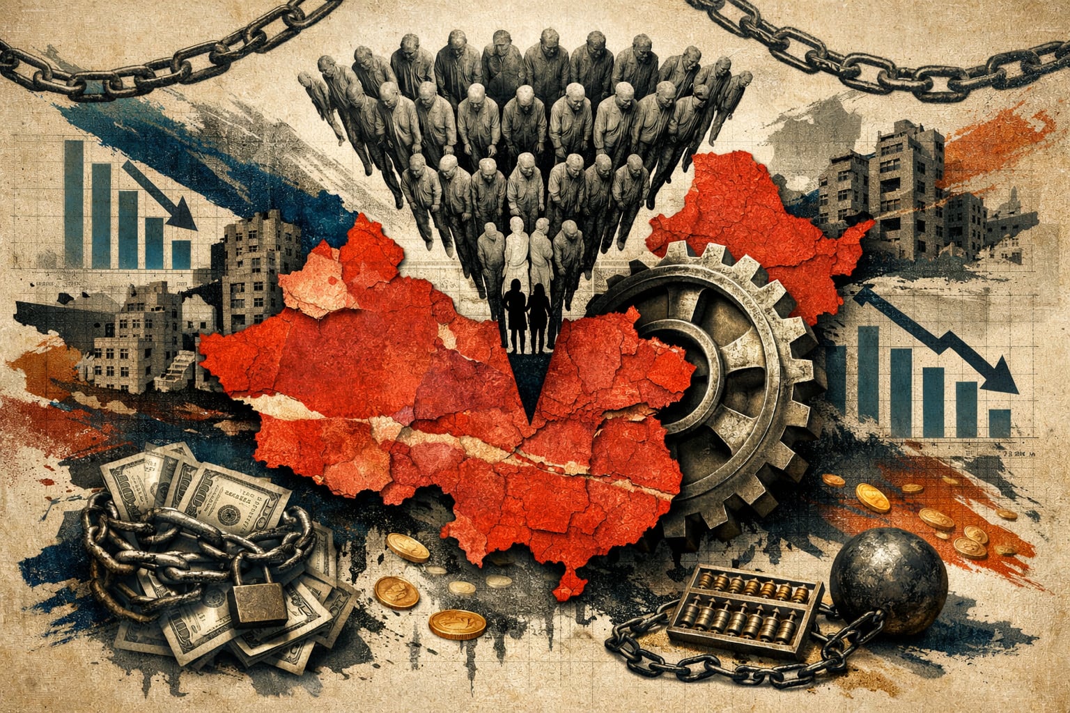 China muestra un marcado declive demográfico que comienza a traducirse en números económicos alarmantes (Imagen Ilustrativa Infobae)