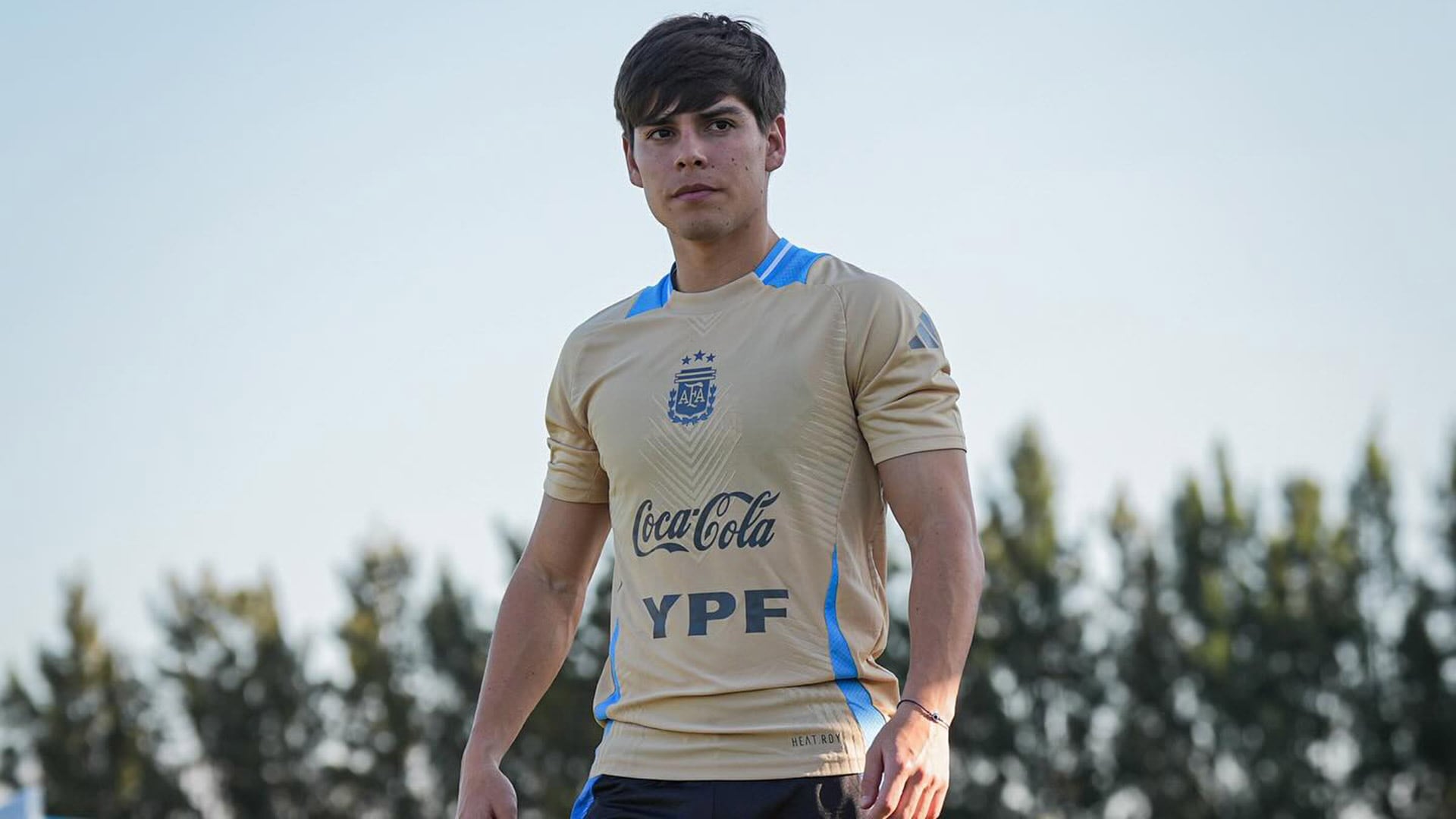 Las primeras imágenes de Benja Domínguez con la selección argentina