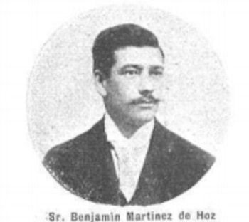Benjamín Martínez de Hoz, portador
