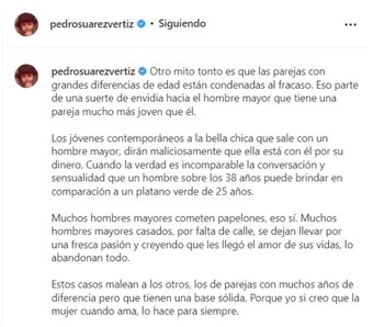 Publicación de Pedro Suárez Vértiz.