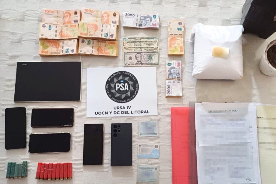 Los elementos secuestrados durante los allanamientos (Foto: fiscales.gob)