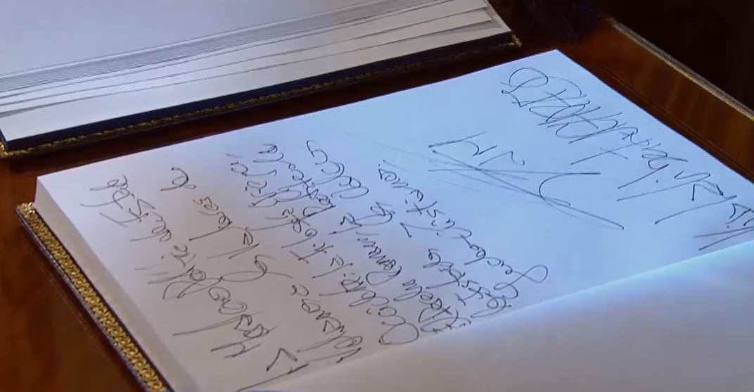 El presidente firmó el libro de actas de apertura de sesiones ordinarias