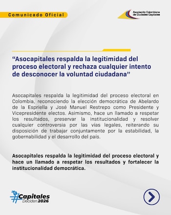 Asocapitales - crédito @Asocapitales/X