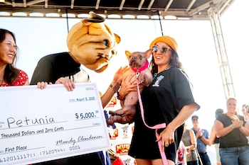 La mascota se hizo acreedora