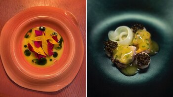 Platos de los menús degustación