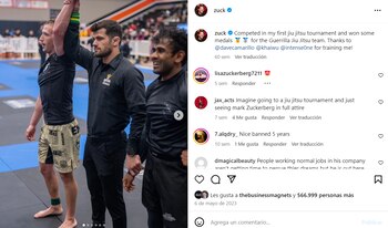 El creador de Facebook practica