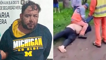 “¡Ponete a laburar!”: vecinos y albañiles detuvieron y desnudaron a un motochorro que le había robado a una mujer