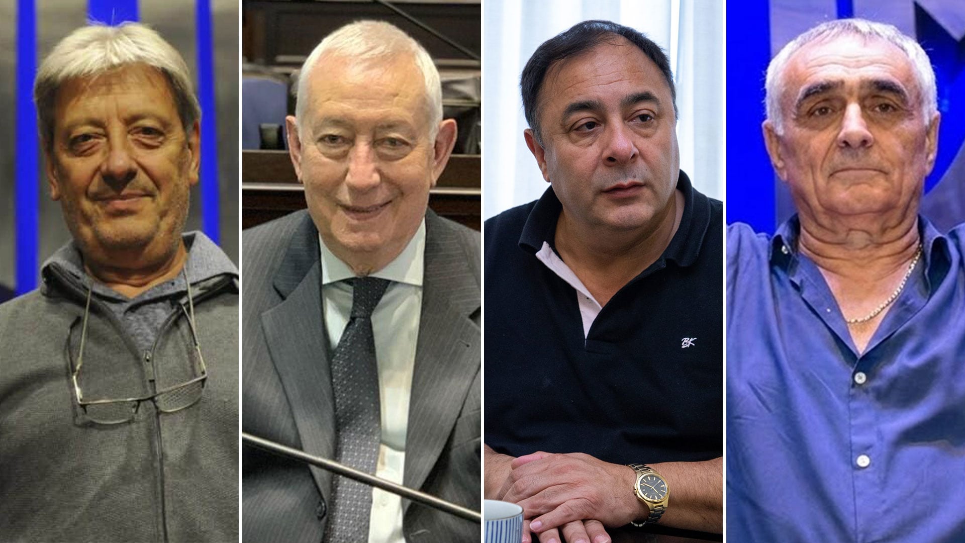 Abel Furlán, Naldo Brunelli, Daniel Daporta y Roberto Bonetti