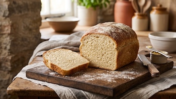 Receta de pan de molde inglés, rápida y fácil