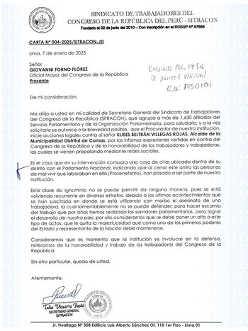 Sindicado de Trabajadores del Congreso