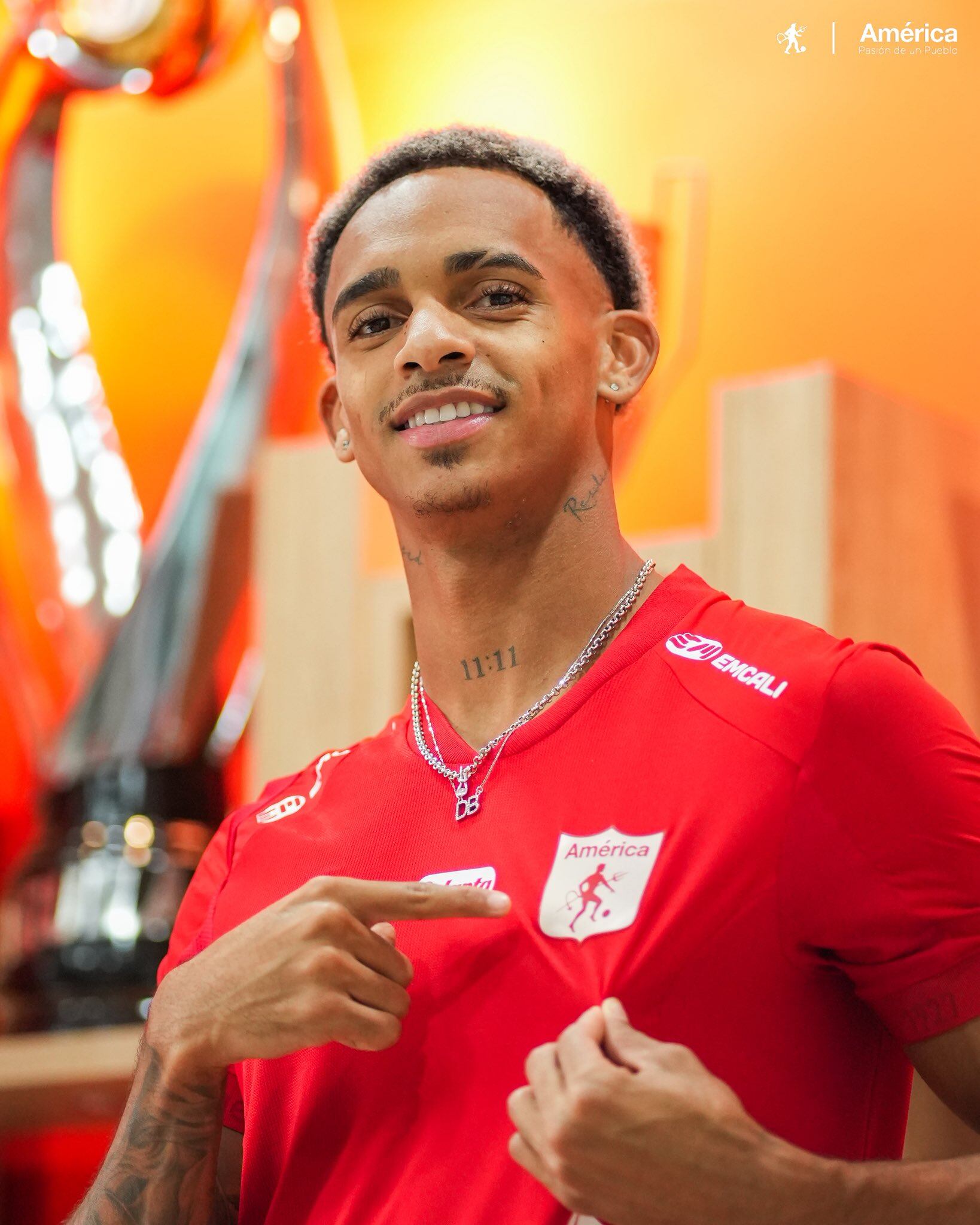 Dylan Borrero es presentado en el América de Cali, que buscaba un extremo de sus cualidades - crédito América de Cali