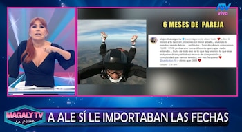 Magaly Medina cuestiona crisis entre Alejandra Baigorria y Said Palao tras polémicas declaraciones. Captura: Magaly TV La Firme.