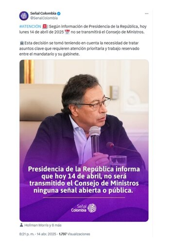 Con este mensaje, desde el