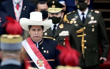 El presidente de Perú, Pedro Castillo (REUTERS/Angela Ponce)