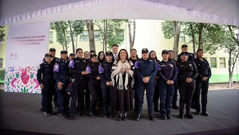 Clara Brugada inaugura primera estación