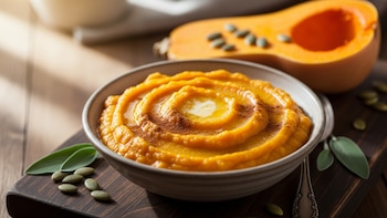 Receta de puré de calabaza,