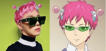 J Hope y las veces que lo compararon con un personaje de anime