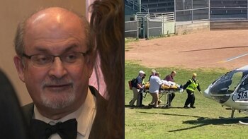 El escritor británico Salman Rushdie,