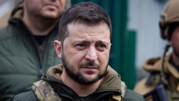 El presidente ucraniano Volodymyr Zelensky.