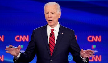 Joe Biden, precandidato demócrata a