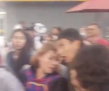 En redes expusieron un video