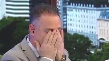 El llanto de un periodista