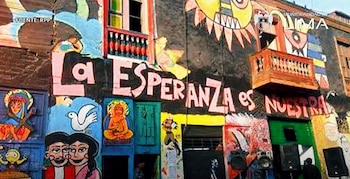 Uno de los murales realizados
