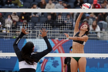 Abril Flores durante los Juegos Panamericanos de Santiago 2023. (REUTERS/Pilar Olivares)