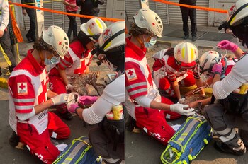 En el lugar fue rescatado