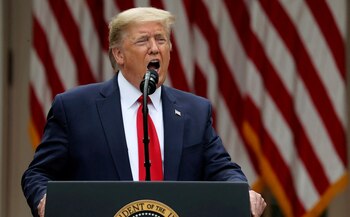 File photo: US President Donald