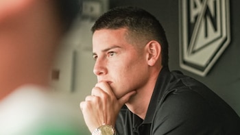 Atlético Nacional reveló lo ansioso que estaba James Rodríguez antes de ser presentado ante los hinchas en el estadio Atanasio Girardot